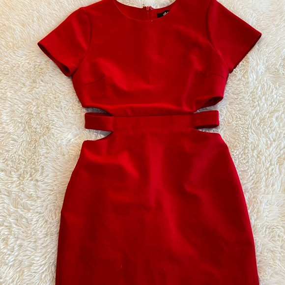 Lulus cutout dress Red - Picture 3 of 4